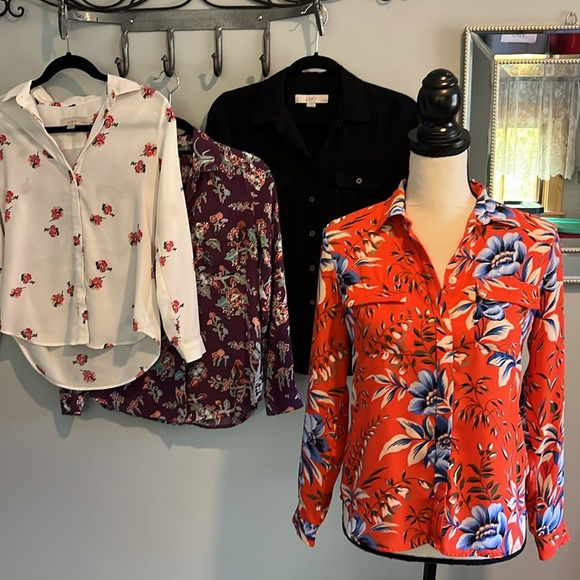 LOFT Bundle of 4 blouses Like New - Picture 11 of 17